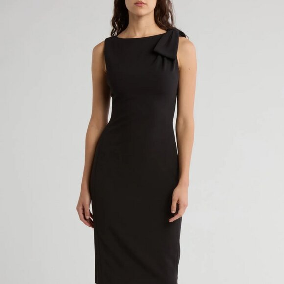 Calvin Klein dress with shoulder bow - Picture 7 of 7